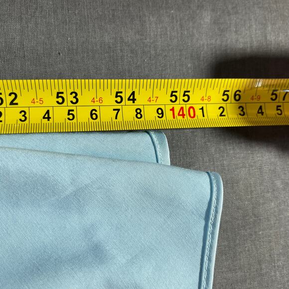 Abercrombie & Fitch Dress Medium Blue Satin One Shoulder Twist Front Formal Hoco - Picture 8 of 10